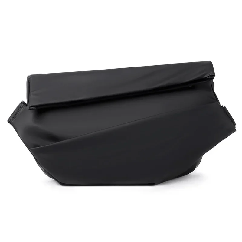 Cycling Commuter Bag - กระเป๋าสะพายข้างสำหรับผู้ชาย กระเป๋าสะพายข้างกันน้ำพร้อมหัวเข็มขัดแม่เหล็ก กระเป๋าคาดหน้าอกความจุขนาดใหญ่สำหรับการเดินทางประจำวันและปั่นจักรยาน