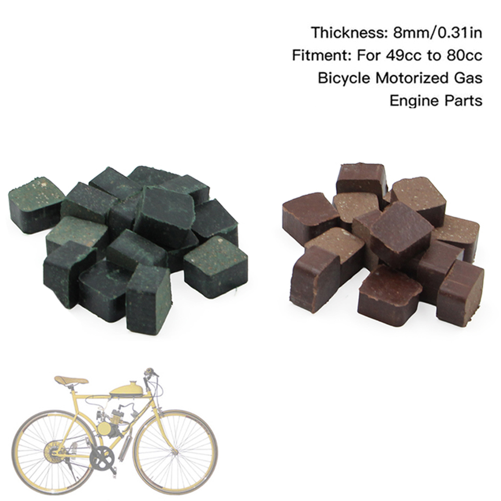 Cycling Zones - แผ่นคลัตช์ทรงสี่เหลี่ยม ABS คุณภาพสูง 15 ชิ้น สำหรับเครื่องยนต์แก๊ส