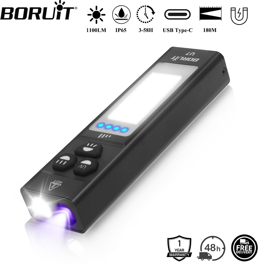 Cycling To Work - ไฟฉาย BORUiT U7 UV LED EDC