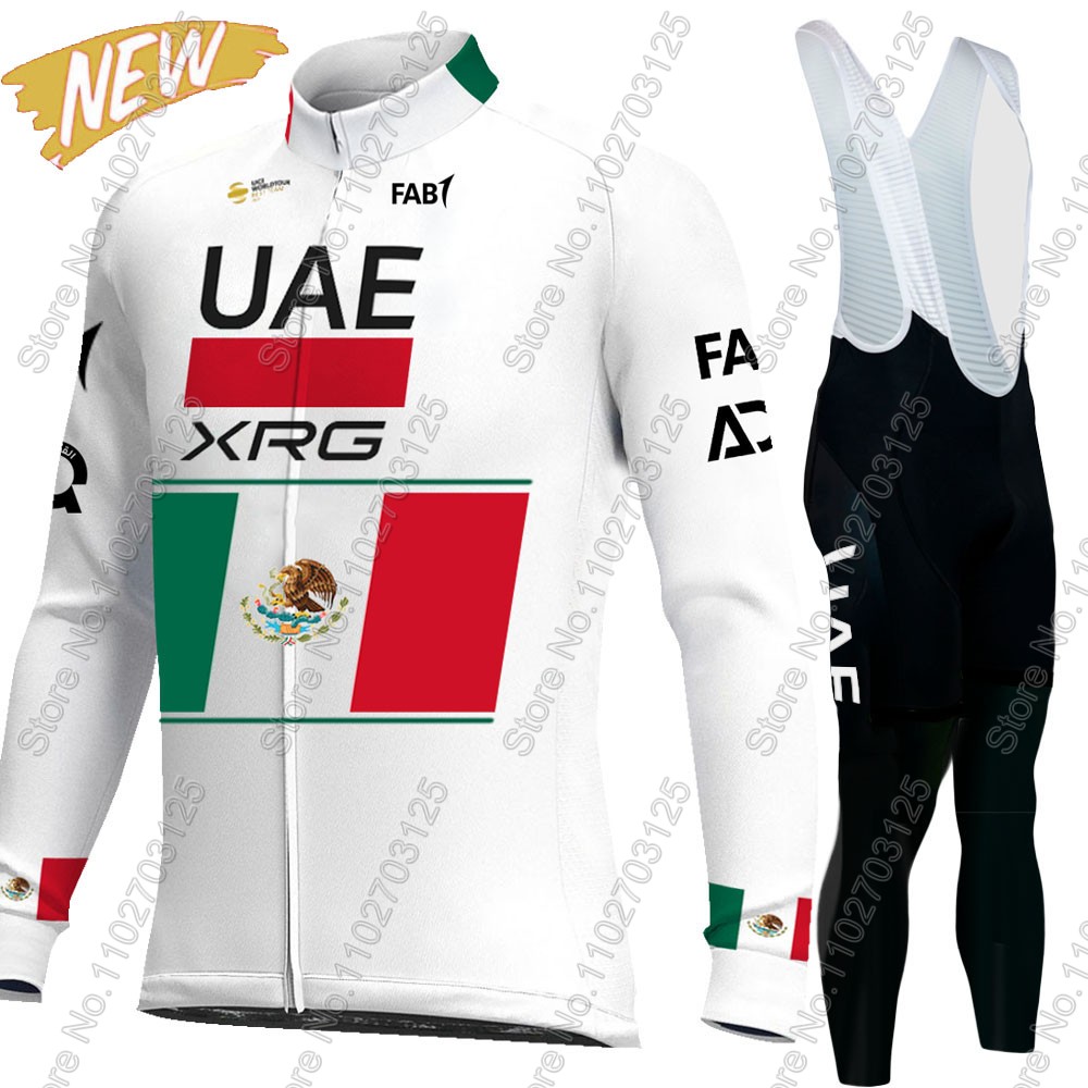 Cycling Commuter Trousers - ชุดเสื้อเจอร์ซีย์ปั่นจักรยานทีม UAE ปี 2026 สำหรับผู้ชาย แขนยาว