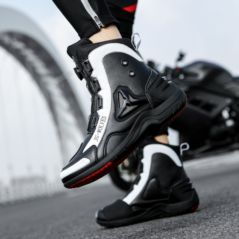 Cycling Shoes For Commute - รองเท้ามอเตอร์ไซค์สำหรับกิจกรรมกลางแจ้ง ปั่นจักรยาน ขับขี่มอเตอร์ไซค์ กันน้ำ เหมาะสำหรับการเดินทาง ขับขี่ออฟโรด