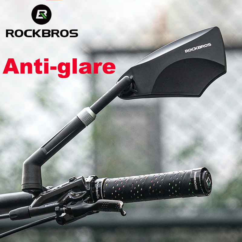 Cycling Zones - ROCKBROS กระจกมองหลังจักรยาน Universal Wide-Range 360 °