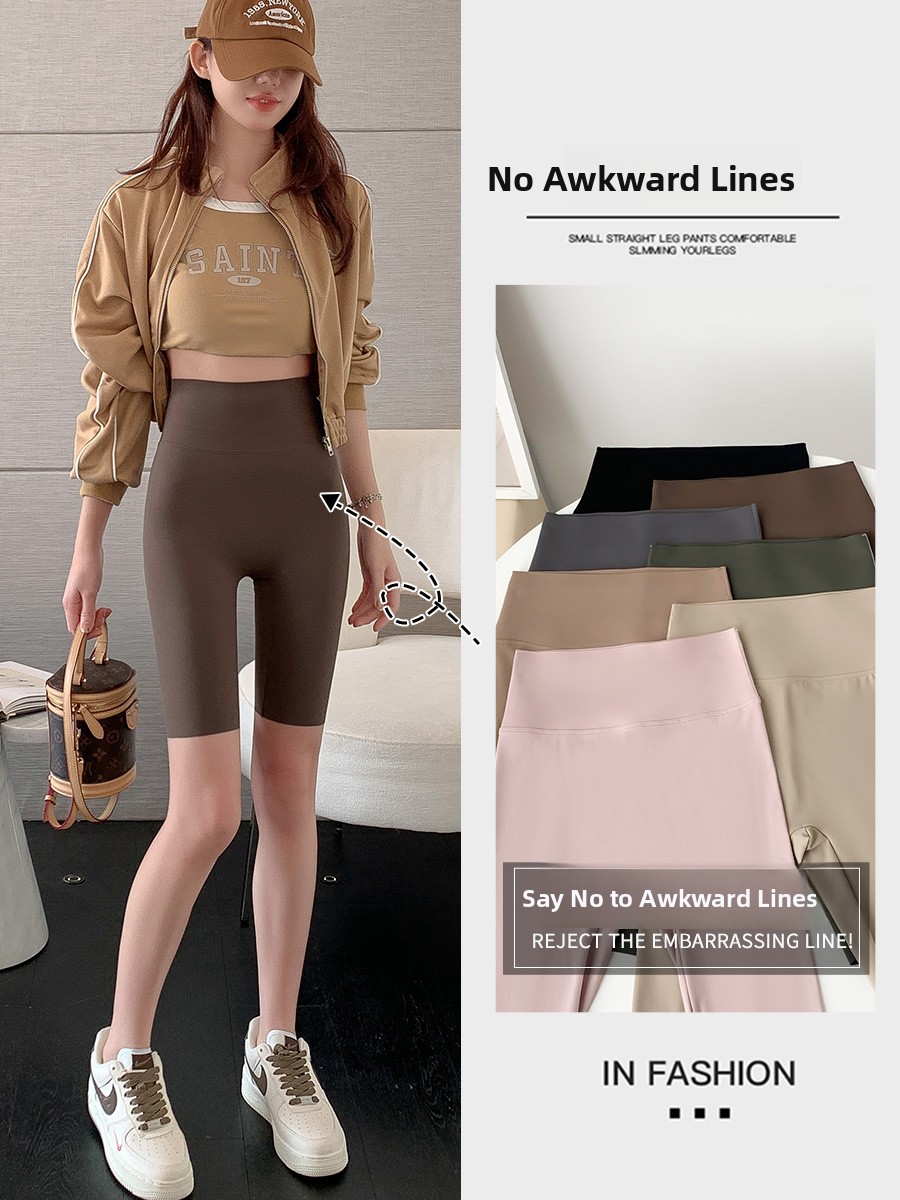 Cycling Shorts For Commute - กางเกงโยคะผู้หญิง Rouje Dsyle รุ่น Five-Quarter Sharkskin