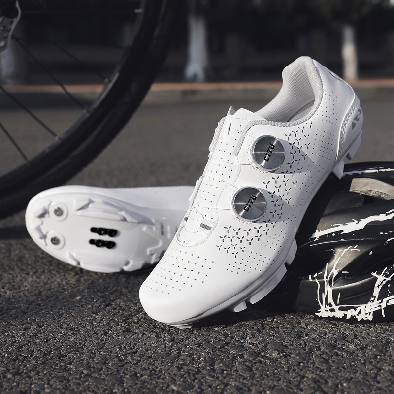 Cycling Commuter Shoes - รองเท้าปั่นจักรยานเสือภูเขาแบบมีคลีท รองเท้าปั่นจักรยานแบบพื้นเรียบ รองเท้าจักรยานความเร็วสูง รองเท้าผ้าใบสำหรับปั่นจักรยาน รองเท้าจักรยานเสือภูเขาแบบมีคลีท SPD