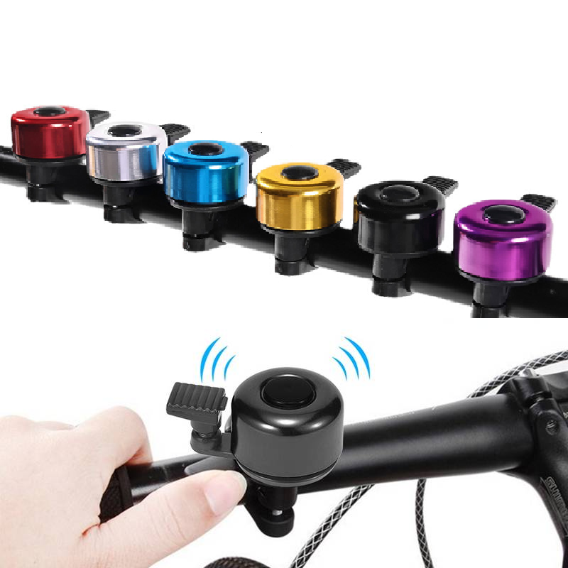 Bell Handlebar Ring - กระดิ่งจักรยานเสือภูเขา klakson Alarm เสียงสำหรับเตือนความปลอดภัยแฮนด์จักรยานวงแหวนโลหะ MTB &
