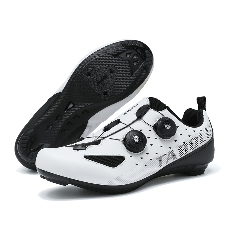 Cycling Commuter Shoes - รองเท้าปั่นจักรยานแบบมีปุ่มล็อค รองเท้าสปีดไซคลิ่ง รองเท้าผ้าใบสำหรับปั่นจักรยาน รองเท้าจักรยานสำหรับผู้ชายและผู้หญิง แบบล็อคอัตโนมัติ กันลื่น