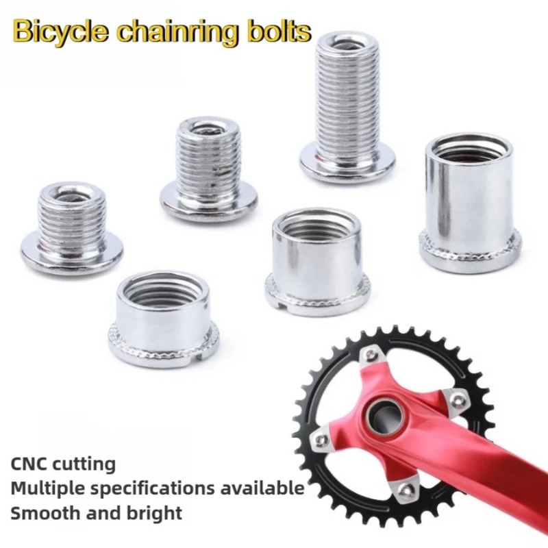 Cycling Loop - ชุดน็อตยึดจานโซ่จักรยาน 5 คู่ สำหรับจานเดี่ยว จานคู่ จานสาม
