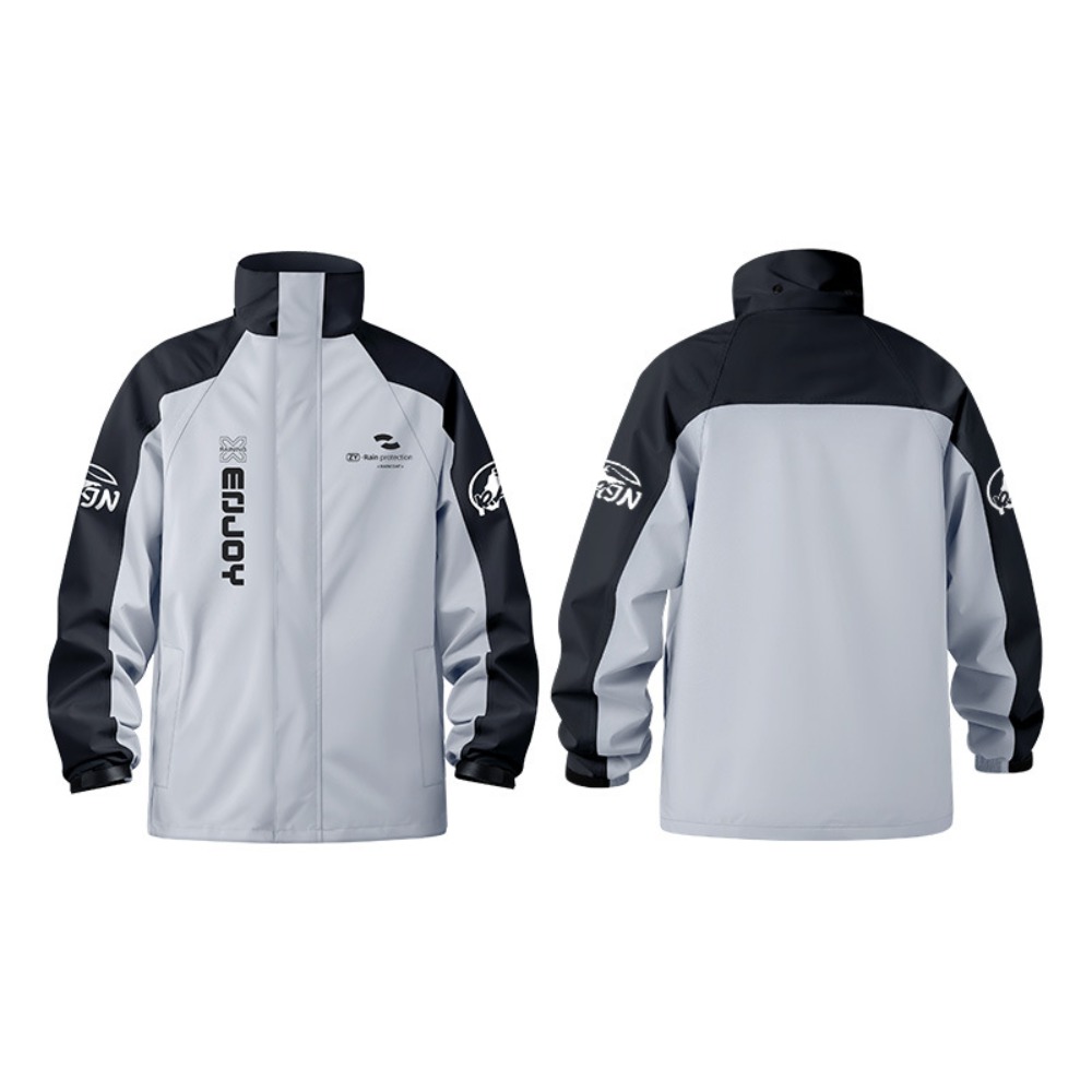 ชุดกันฝนสำหรับมอเตอร์ไซค์แบบสอ - Cycling Rain Jacket Commute บทวิจารณ์และราคา