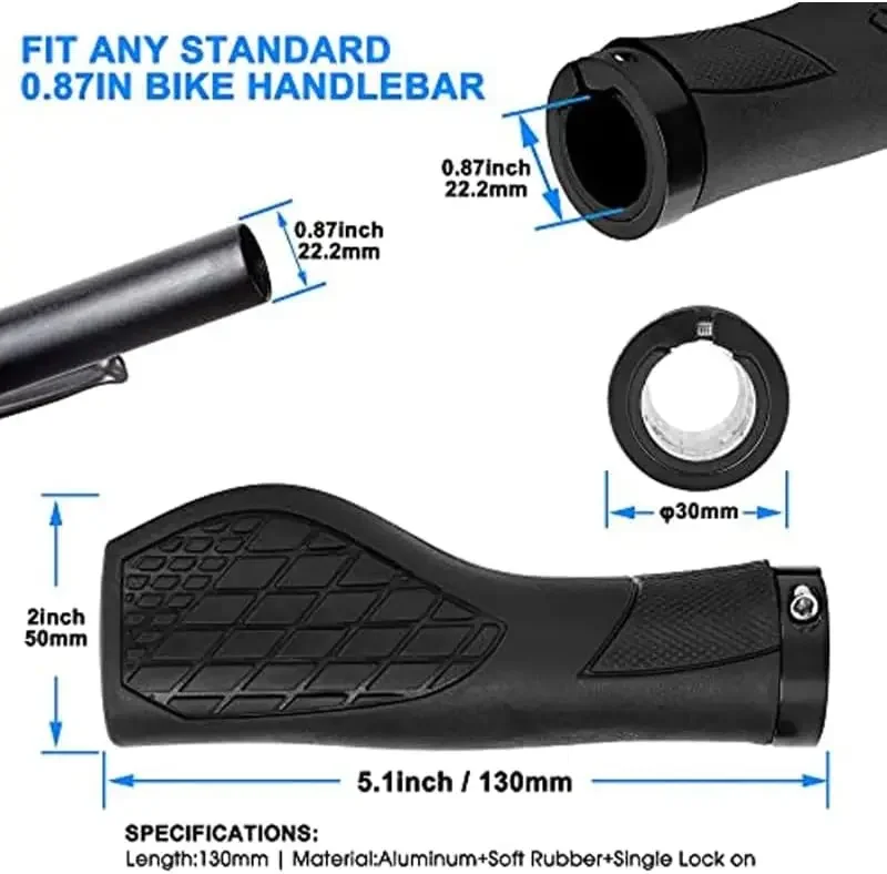 ปลอกแฮนด์จักรยานยางอัลลอยแบบล็ - Commuting On Mountain Bike บทวิจารณ์และราคา