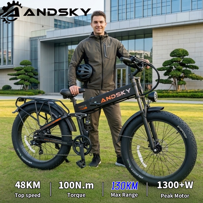 จักรยานไฟฟ้าพับได้ ANDSKY Forg - Commuting On Mountain Bike บทวิจารณ์และราคา