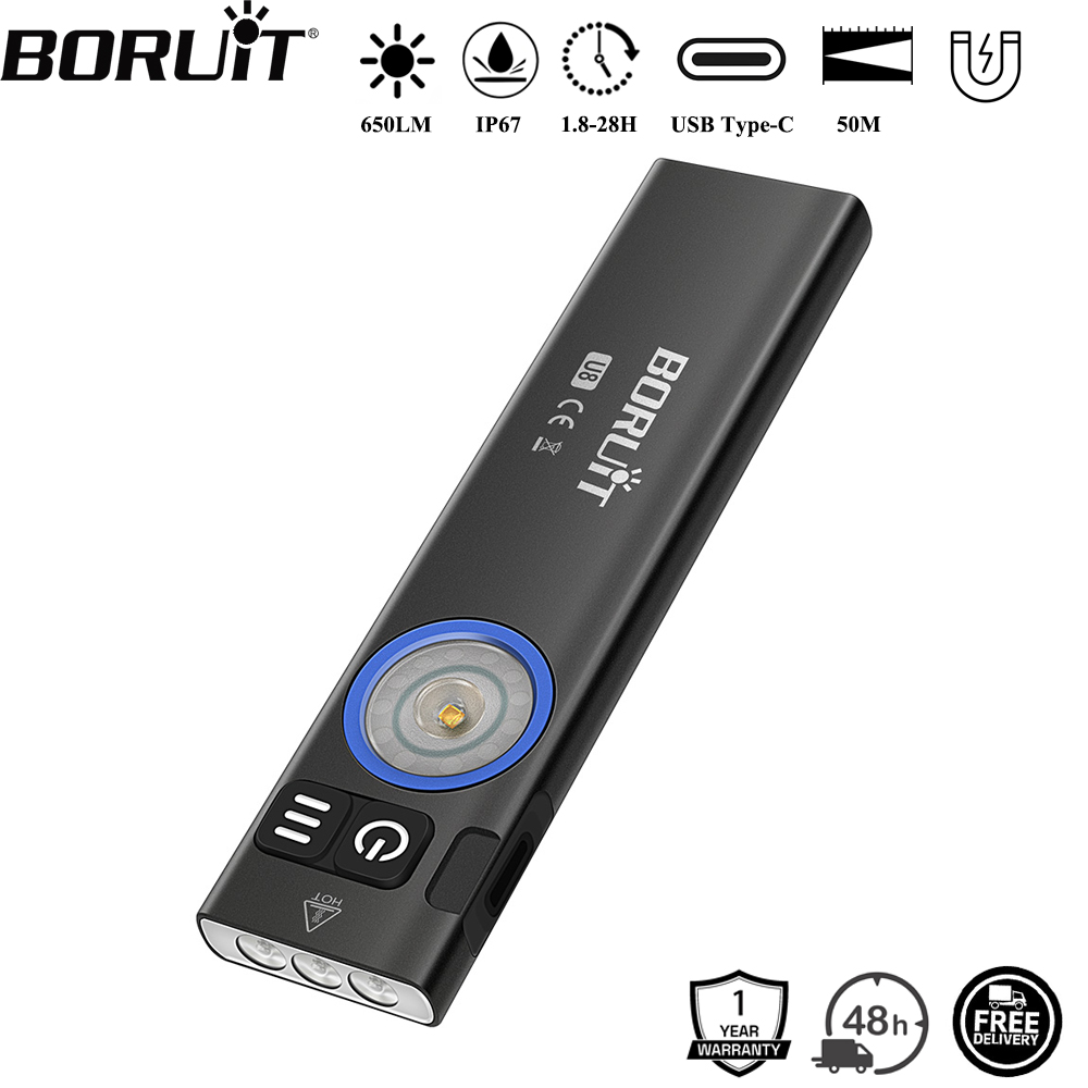ไฟฉาย LED BORUiT U8 650LM EDC  - Cycling To Work บทวิจารณ์และราคา