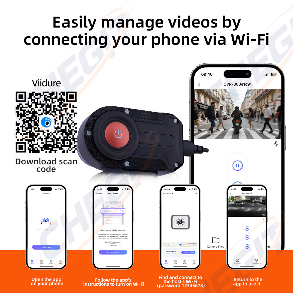 กล้องบันทึกวิดีโอติดมอเตอร์ไซค - Cycling Loop บทวิจารณ์และราคา