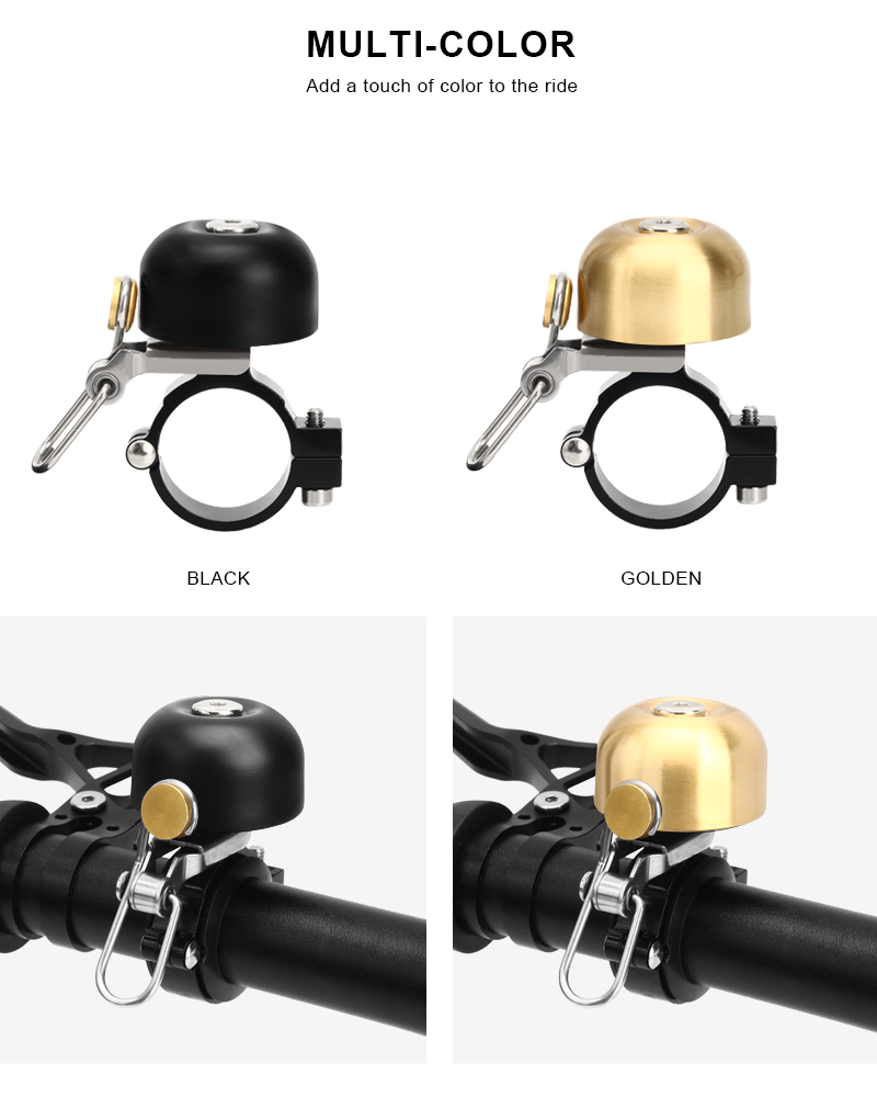 Retro จักรยาน Bell ทองแดงคลาสส - Bell Handlebar Ring บทวิจารณ์และราคา