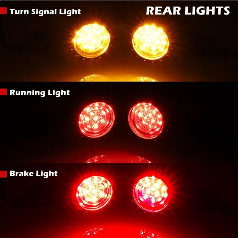 ไฟเลี้ยว LED ทรงกระสุนสำหรับมอ - Bike Light Front Rear บทวิจารณ์และราคา