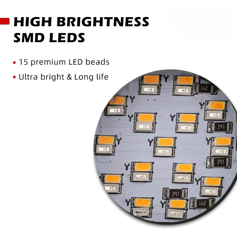ไฟเลี้ยว LED ทรงกระสุนสำหรับมอ - Bike Light Front Rear บทวิจารณ์และราคา