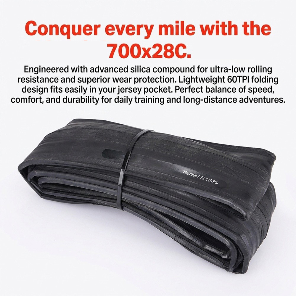 ยางจักรยานพับได้ ขนาด 700x28C  - Cycling Commute Training บทวิจารณ์และราคา
