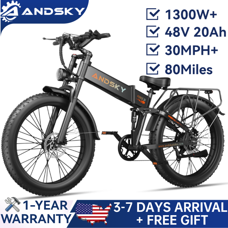 ANDSKY Forge 26 จักรยานไฟฟ้าพั - Commuting On Mountain Bike บทวิจารณ์และราคา