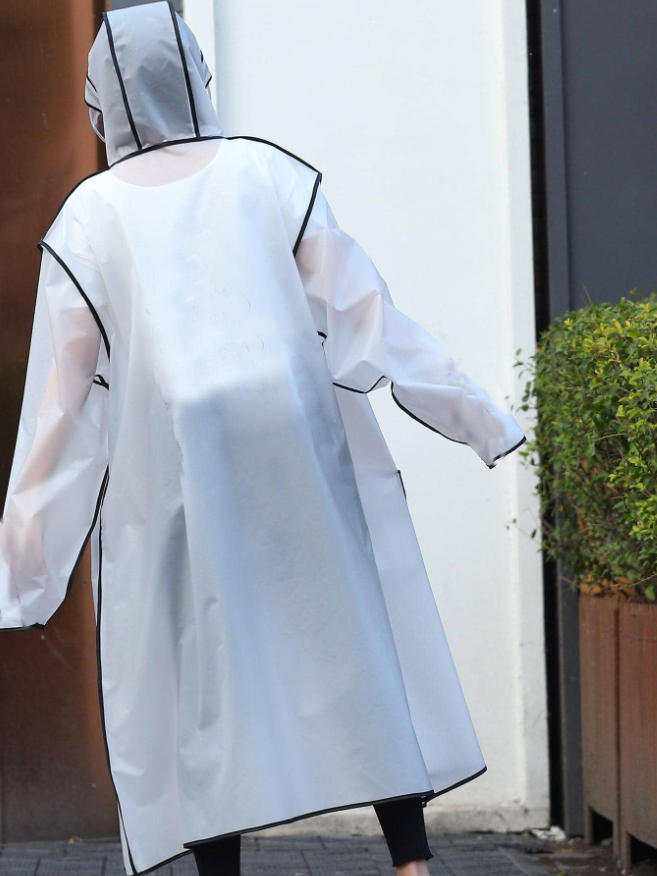 เสื้อกันฝนแฟชั่นอเนกประสงค์แบบ - Cycling Rain Jacket Commute บทวิจารณ์และราคา