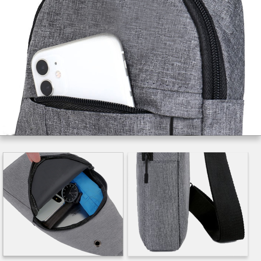 กระเป๋าคาดหน้าอกผู้ชายแบบสะพาย - Cycling To Work บทวิจารณ์และราคา