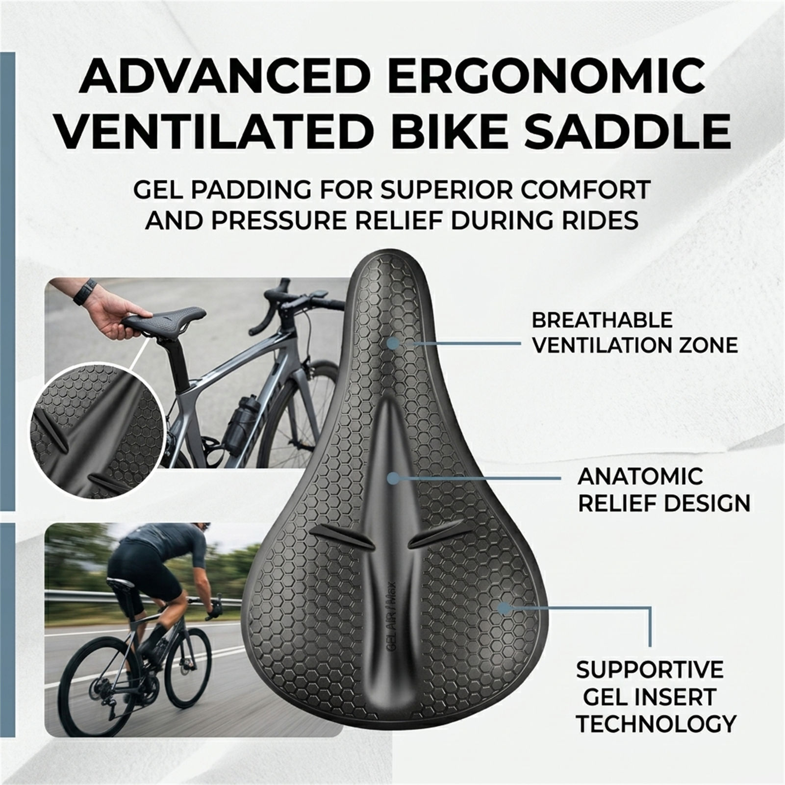 ฝาครอบที่นั่งจักรยานซิลิโคนหนา - Cycling For Commute บทวิจารณ์และราคา