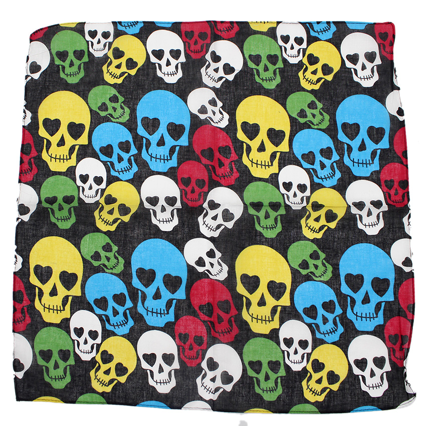 Skull Bandanaผ้าพันคอผ้าฝ้าย10 - Cycling Zones บทวิจารณ์และราคา