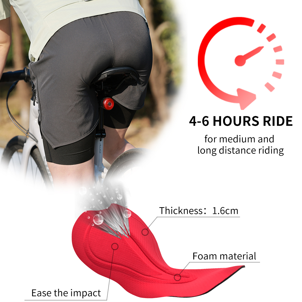 WOSAWE MTB กางเกงขาสั้นฤดูร้อน - Cycling Commuter Trousers บทวิจารณ์และราคา