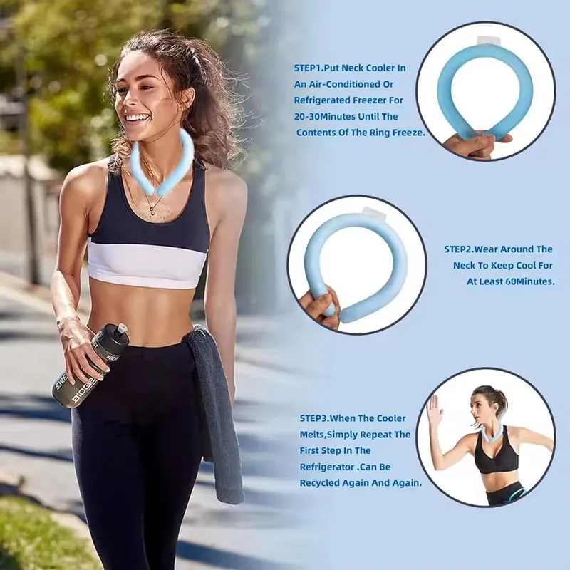 แหวนคลายร้อนบริเวณคอแบบพกพา ใช - Cycling Loop บทวิจารณ์และราคา