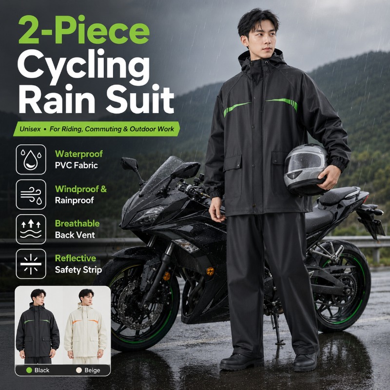 ชุดกันฝนสำหรับปั่นจักรยานแบบกั - Cycling Rain Jacket Commute บทวิจารณ์และราคา