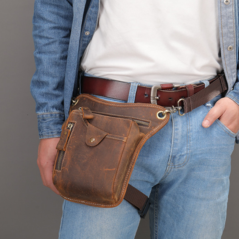 Vintage Pu หนังเอว Pack กระเป๋ - Cycling Commuter Bag บทวิจารณ์และราคา