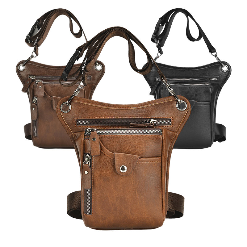 Vintage Pu หนังเอว Pack กระเป๋ - Cycling Commuter Bag บทวิจารณ์และราคา