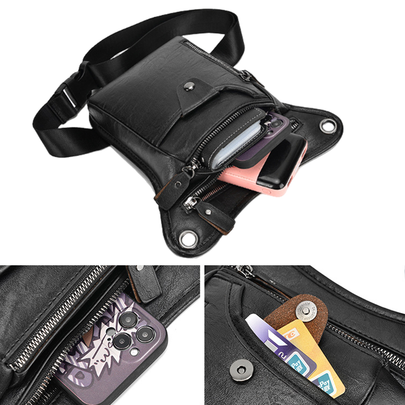 Vintage Pu หนังเอว Pack กระเป๋ - Cycling Commuter Bag บทวิจารณ์และราคา